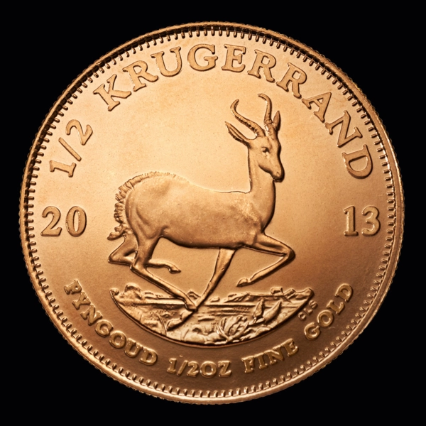 Krugerrand 1/2 uncia aranyérem