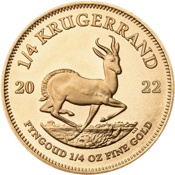 Krugerrand 1/4 OZ befektetési aranyérme